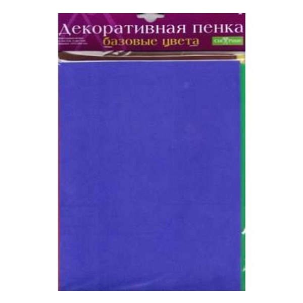 Набор для творчества "ДЕКОРАТИВНАЯ ПЕНКА. БАЗОВЫЕ ЦВЕТА" 6л./6цв.