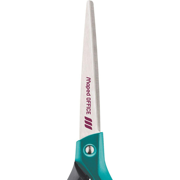 Ножницы 170 мм Maped ESSENTIALS GREEN DECO  эргономичные, симметричные, цв. ассорти, в блистере