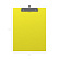 Планшет с зажимом А4 ErichKrause Neon, желтый