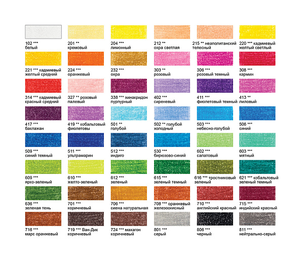 Карандаши 48 цв. "VISTA-ARTISTA" "Gallery" VGCP-48 заточенный