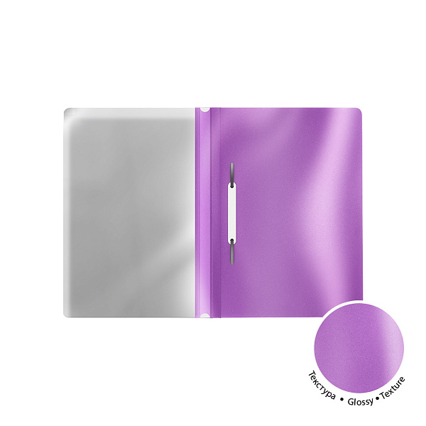 Скоросшиватель А5+ ErichKrause Glossy Candy, ассорти