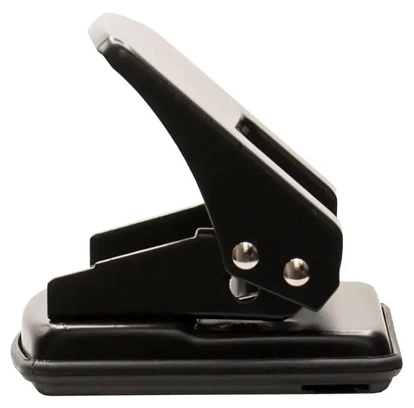 Дырокол на 20 л. BURO  металл ассорти отв.:2 с линейкой