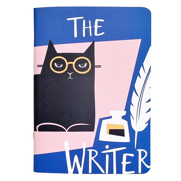 Тетрадь Be Smart, "Writer", кот 150х210 мм, 48 л. кл. мягкий переплет, скрепка.