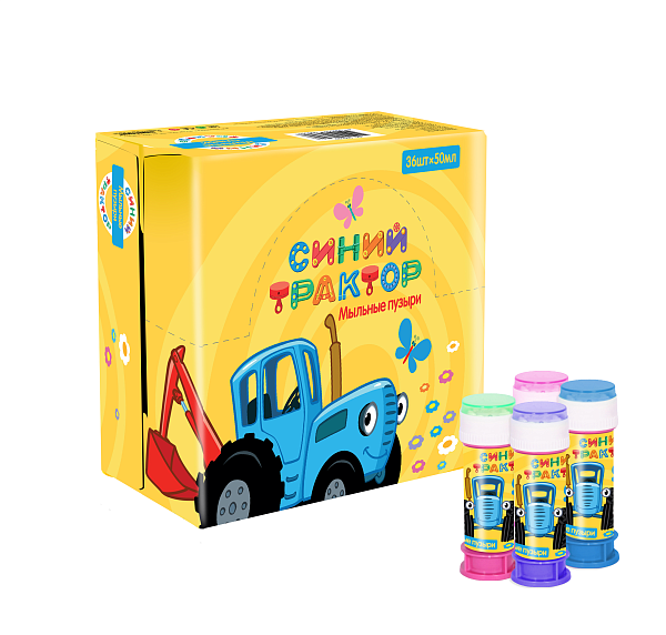 Мыльные пузыри Синий трактор, 50 мл