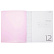 Тетрадь 12 листов в клетку, пластиковая обложка "Розовая", А5 60-65г/кв.м