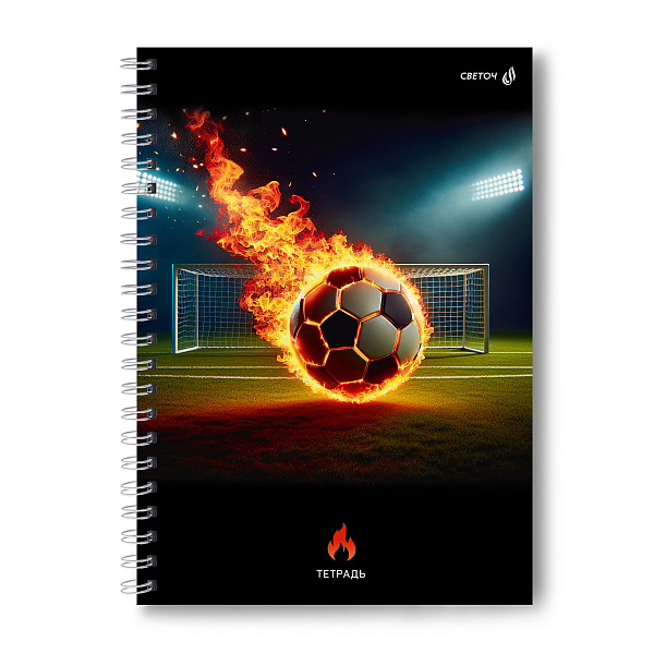 Тетрадь A4 80 л. кл. на гребне "Формула движения" 65 г/кв.м , белизна 100 %  01229  "Светоч"