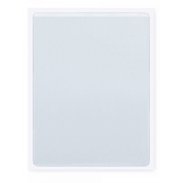 Карман А4 самоклеящийся, ПВХ, 223х303, прозрачный, в упак.2 шт.