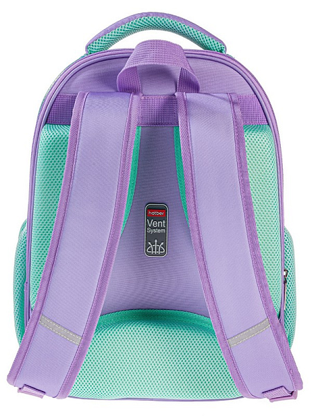 Рюкзак Hatber ERGONOMIC plus -МЕЧТА РУСАЛКИ- 38Х29Х16 СМ EVA материал светоотраж. 2 отделения 2 кармана в комплекте с термосумкой