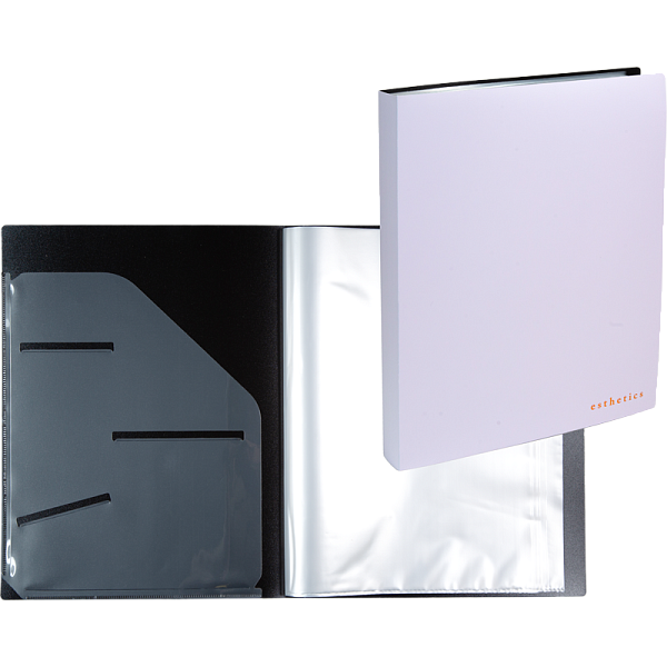 Папка 60ф А4 "deVENTE. Esthetics" полипропилен 700 мкм, лавандово-пепельная, фактура "soft-touch" вкладыши 30 мкм, внутренний карман 160 мкм, индивидуальная упаковка