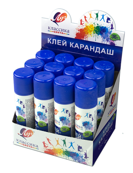 Клей-карандаш «Классика» 36 г Луч
