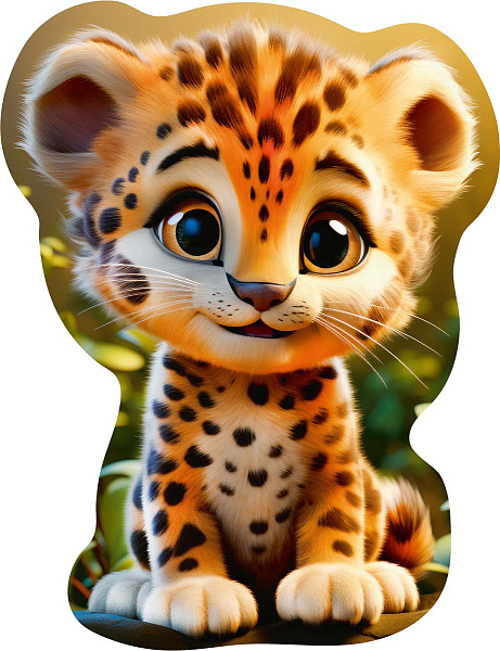 Пазл фигурный деревянный "Добрый Лео" 161 элемент. "ФРЕЯ"