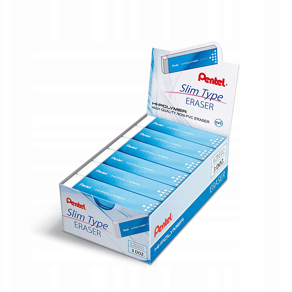 Ластики "Pentel" в дисплее   36 шт.