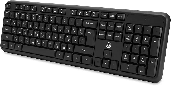 Клавиатура Оклик K888W черный USB беспроводная Multimedia ()