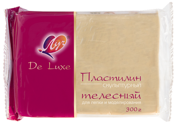 Пластилин скульптурный 300 г. (телесного цвета) Луч