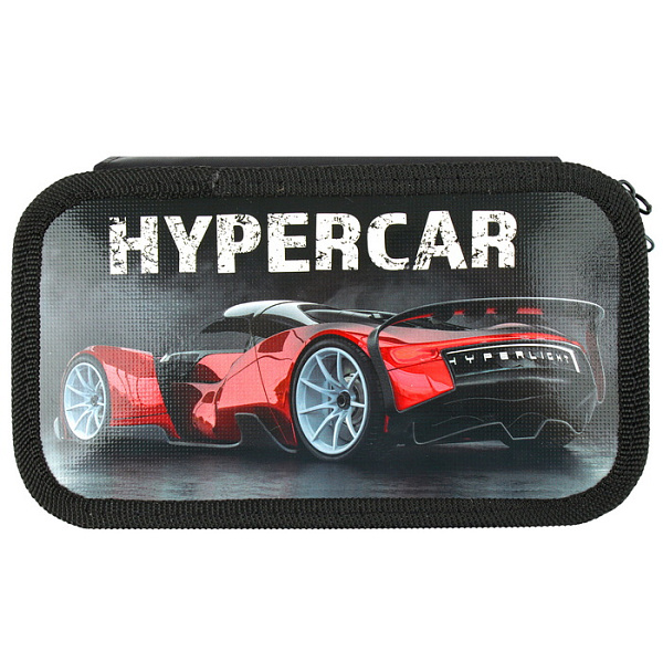 Пенал 3секц. д/мал. 190*105 "HYPERCAR" тканевый торец