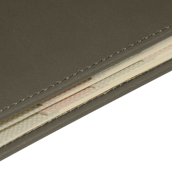 Ежедневник недат. А5 с индексами "VELVET INDEX" (СЕРЫЙ)