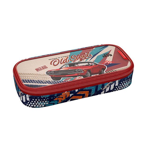 Пенал-футляр ErichKrause 210x50x100мм Vintage Car