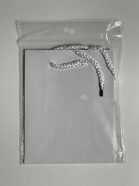 Пакет подарочный ламинированный, упаковка, «Белый», S 12 х 15 х 5,5 см