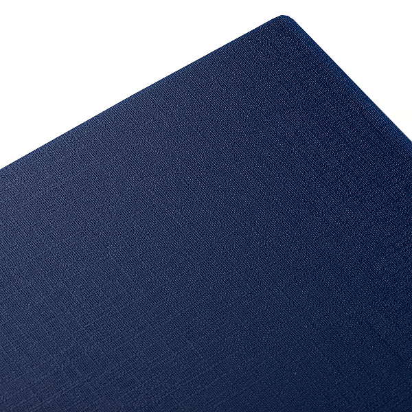 Тетрадь 80 листов в клетку Пластиковая обложка на гребне CANVAS Синяя 