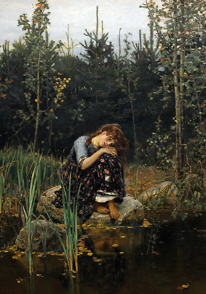 Пазл Третьяковская галерея 500 эл. "Васнецов В.М. Аленушка". 1881 "ФРЕЯ"