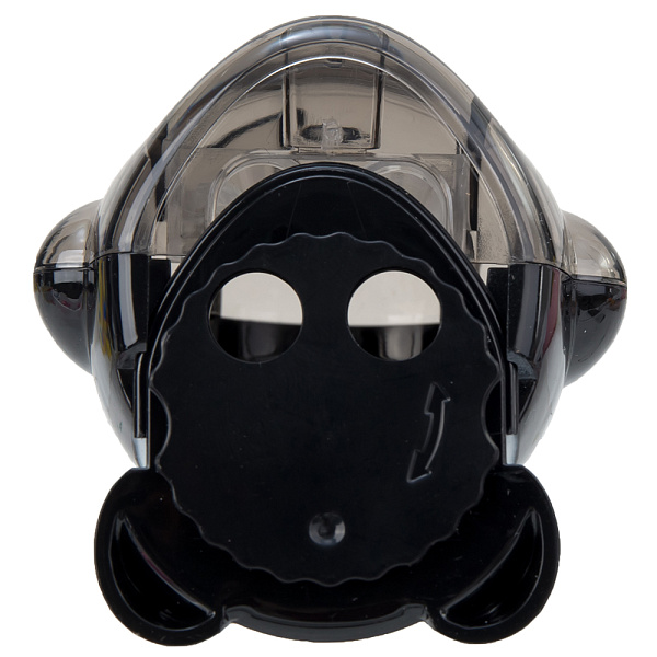 Точилка 2 отв. Deli с контейнером "Пингвин" пластик ассорти