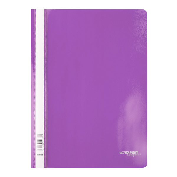 Скоросшиватель A4 "Expert Complete" Premier 140/180 мкм волокно фиолетовый