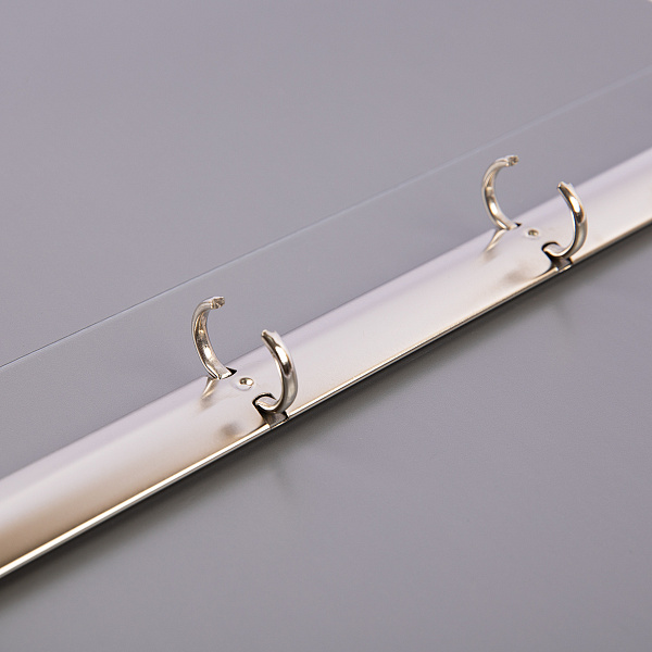 Папка 4 кольца 25 мм А4 "Expert Complete" PRISMA 700 мкм эффект 3D d - 17 мм серебряный new EC211400129