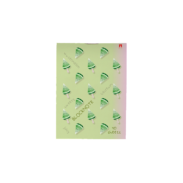 Блокнот А7 40 л. "АРБУЗИКИ" 3 ВИДА