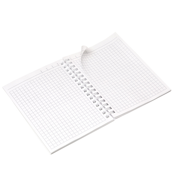 Записная книжка А6 140 л. кл. на гребне "Великолепные замки"