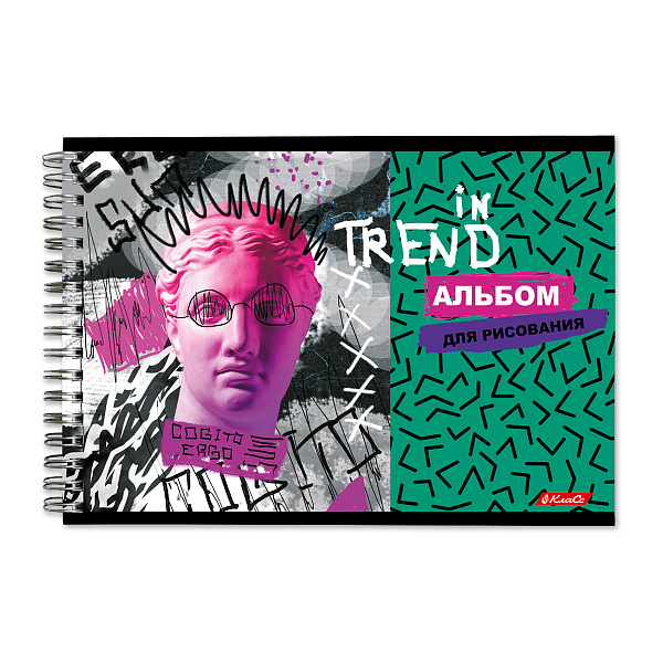 Альбом д/рис. 40 л. на гребне "Игры разума" 100 г/м2 A4 29 х 20.5 см. 000238 "Светоч"