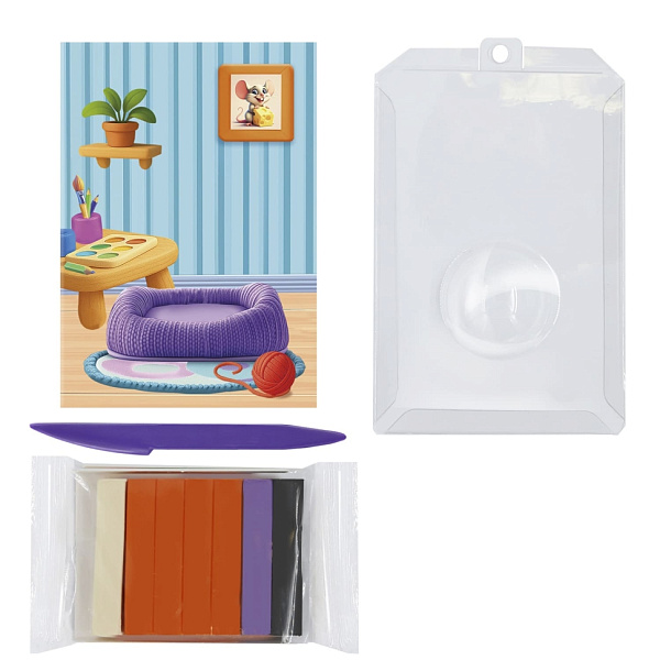 Набор с пластилином «Шаролепики. Котик» Луч