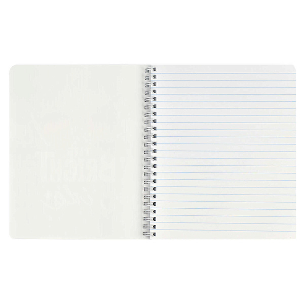 Тетрадь 96 л. кл./лин. на гребне "Double book" "ЦИТАТА ДНЯ" /А5, облож.- полипропилен, мягкий переплёт, двойная тетрадь с 4-мя обложками/