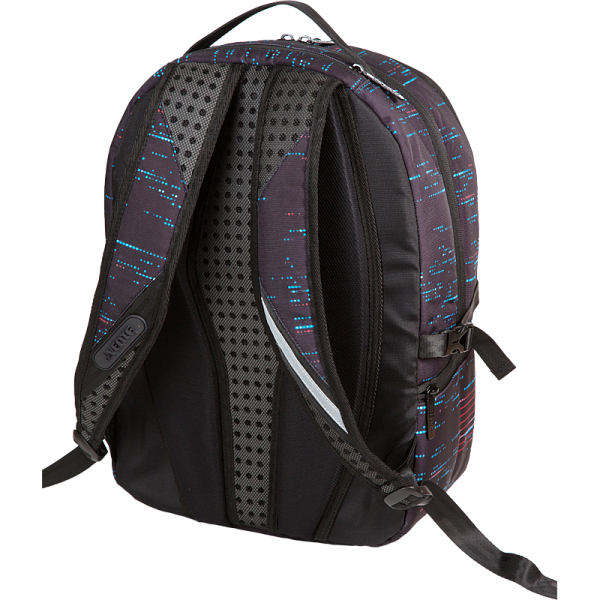 Рюкзак "deVENTE. Label. Hacker" подростковый 39x30x17 см (19 л) вес 750 г, эргономичная вентилируемая спинка и широкие вентилируемые S-образные регулируемые лямки, 2 отделения на молнии, уплотненные отделения для ноутбука до 15дюймов и книг, 1 передн