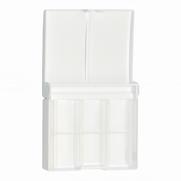 Палитра, коробка под акварель 12 цв. пластик