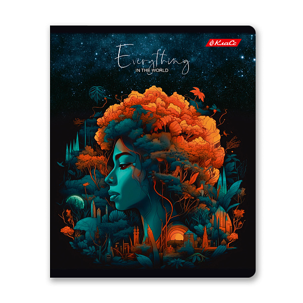 Тетрадь 48 л. кл. "Мотогонщик" глянцевая ламинация, A5 на скобе 65 г/кв.м, белизна 100%. 000734 "Светоч" 48ТЕТк-004 