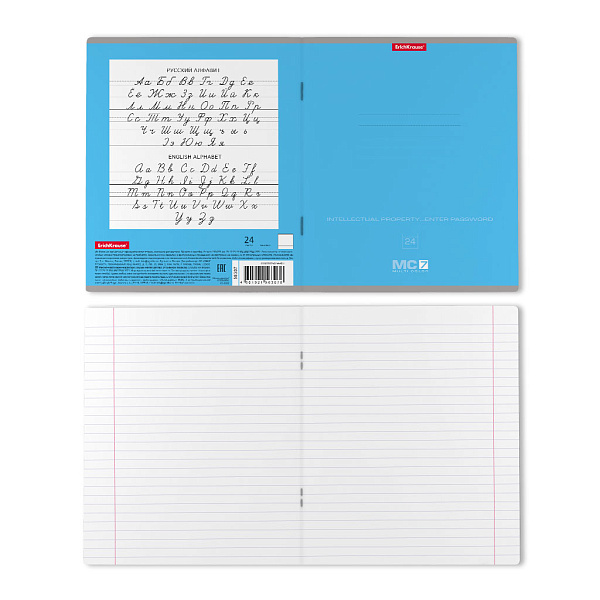 Тетрадь 24 листа в линию "MC-7" ассорти, _MIX-PACK ErichKrause®