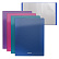 Папка файловая пластиковая ErichKrause® Diagonal Vivid, c 20 карманами, A4, ассорти (в пакете по 4 шт.)