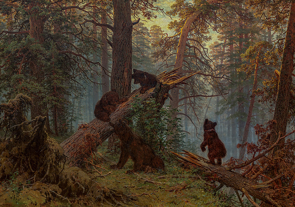 Пазл Третьяковская галерея 1000 эл. "Шишкин И.И. Утро в сосновом лесу." 1889 "ФРЕЯ"