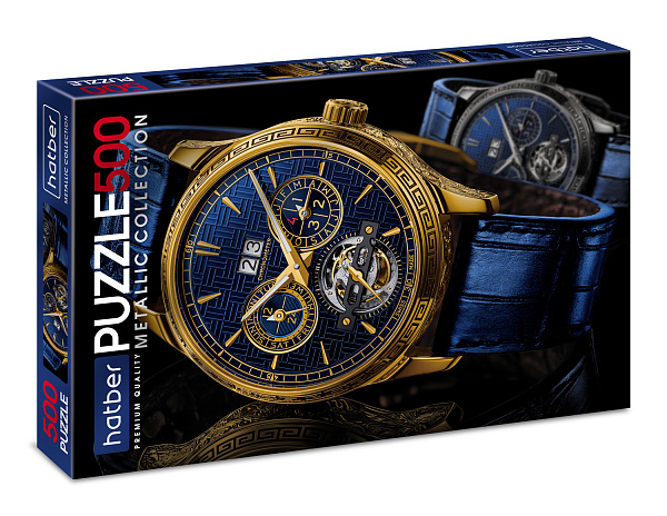 Пазлы 500 эл. А2 480х330мм фольгирование "TIME" "Premium" 