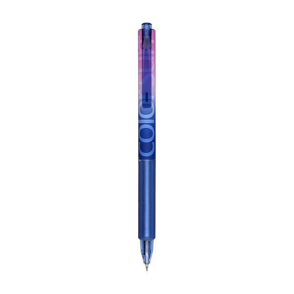 Ручка гелевая автомат. 0,38 мм "ColorSurf.Bright" СИНЯЯ (3 цвета корпуса)