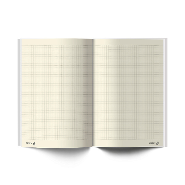 Бизнес-блокнот "Магия японского сада" 14.4*20.3*1.6 см 64 л. французская клетка глянц. ламинация, блок кремовый, евроформат 01671 "Светоч"