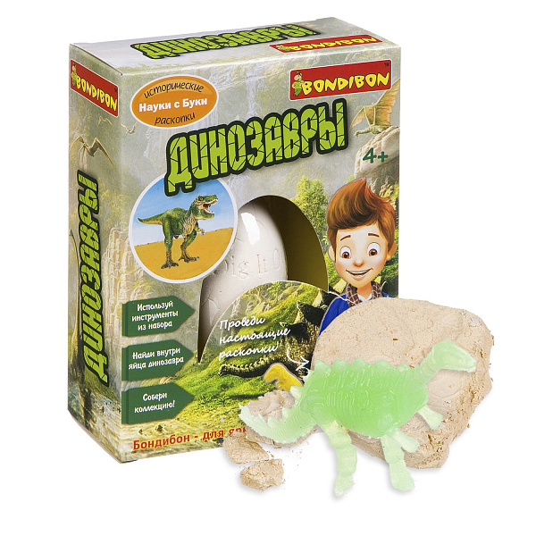 Исторические раскопки Науки с Буки Bondibon "Динозавры" арт.ST027224