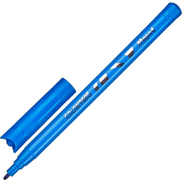 Фломастеры 10 цв. Maped COLOR'PEPS OCEAN с заблокир. пишущим узлом, суперсмываемые, подвес