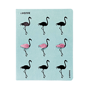 Дневник "deVENTE. Fur flamingo" универсальный блок, твердая обложка из искусственной кожи