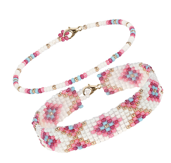 Набор для бисероплетения "Klart"  "Браслеты. Геометрический орнамент" 2 см