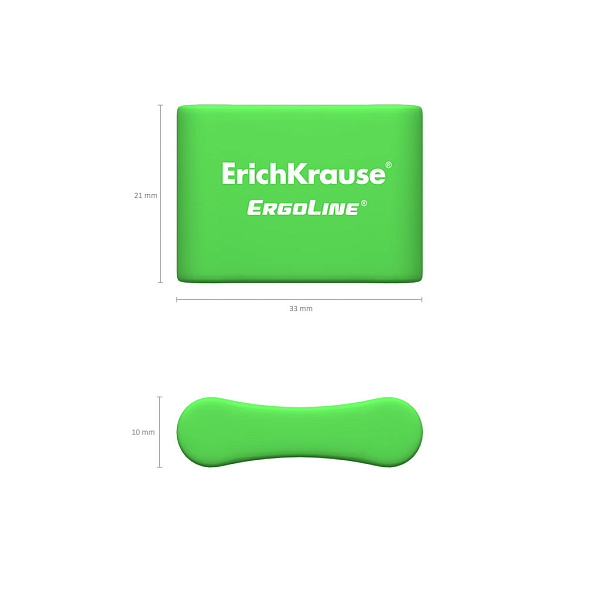 Ластик ErichKrause® ErgoLine® Pillow (в блистере 2шт.)