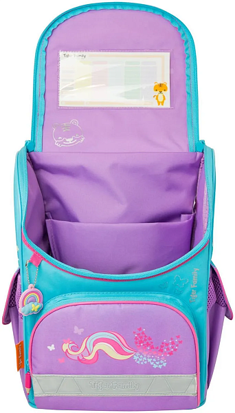 Ранец школьный NATURE QUEST Little Charlotte, разм.35 х 31 х19/33 х 25 х13  см, анатом. спинка, для девочек арт.