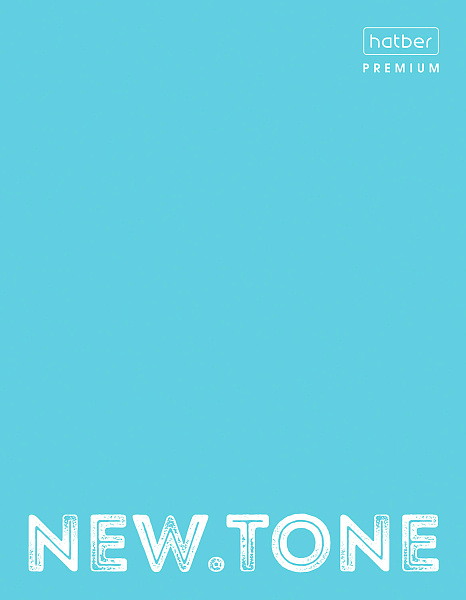 Папка А5 на 2-х кольцах глянц. ламин. NEWtone PASTEL Незабудка "Premium" 