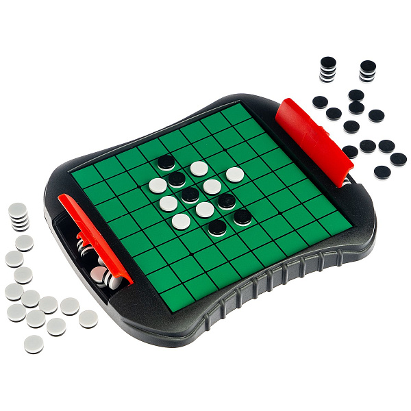 Настольная игра магнитная Удачная партия Bondibon, "Реверси", BOX 23,3×16,8×2,3 см, арт.