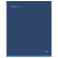 Тетрадь А5 48 листов в клетку, BG "Monocolor. Blue", обложка мелованный картон, soft-touch ламинация, 65 г/м2